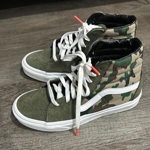 Vans Camouflage High-Top Sneakers